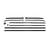 1969 1970 1971 1972 Pontiac GTO and LeMans 2-Door Convertible Authentic Window Sweeps Felt Kit (8 Pieces)