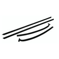 1969 1970 1971 1972 Oldsmobile Cutlass 2-Door Hardtop Outer Window Sweeps Felt Kit (4 Pieces)