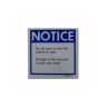 1975 1976 Oldsmobile Push Start Notice Decal 