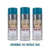 1970 1971 1972 1973 1974 1975 1976 1977 Oldsmobile 455 Metallic Blue Engine Paint (3 Cans)