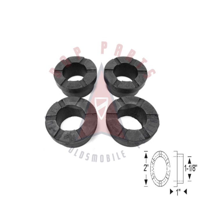 1941 1942 1946 1947 1948 1949 1950 1951 Oldsmobile (See Details) Rear Axle Support Arm Bushing Set (4 Pieces)