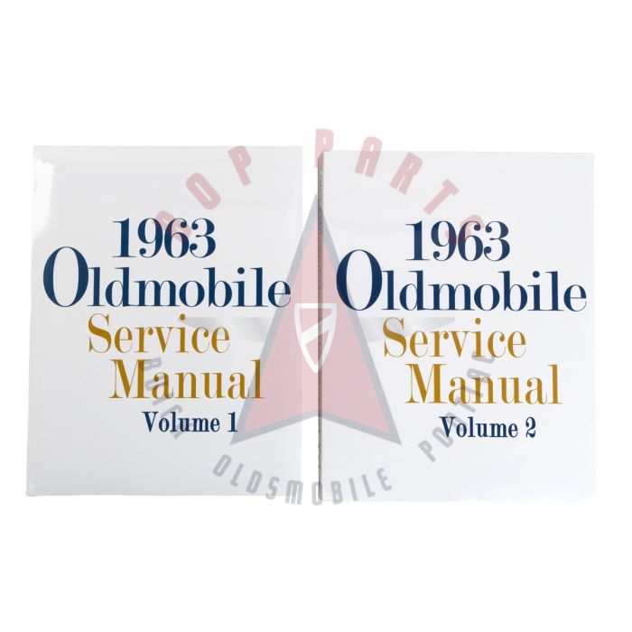 1963 Oldsmobile Service Manuals 2 Volumes [PRINTED BOOKS]