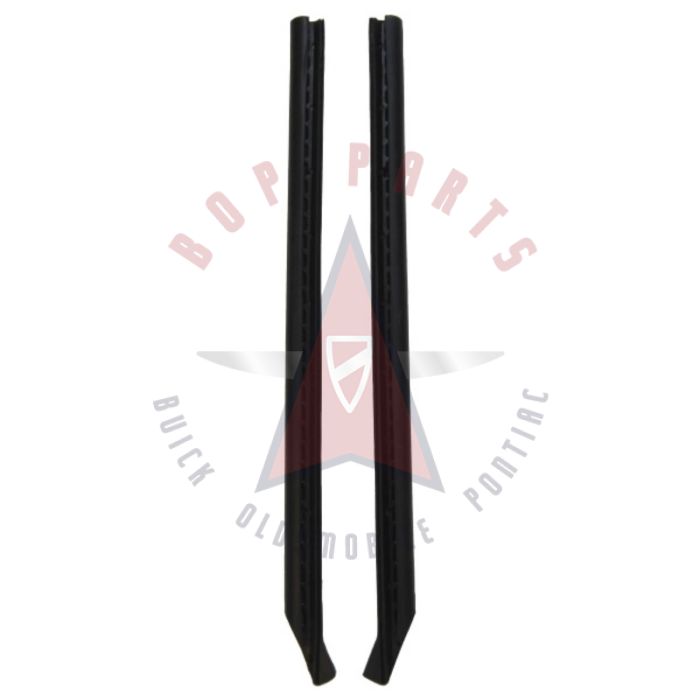 1971 1972 1973 1974 1975 1976 Buick, Oldsmobile, and Pontiac 4-Door Hardtop Models (See Details) Rear Side Window Vertical Leading Edge Rubber Weatherstrips 1 Pair