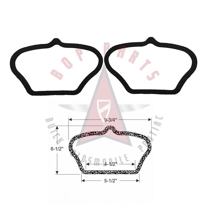 1959 Oldsmobile Series 98 (See Details) Tail Light Mounting Gaskets 1 Pair