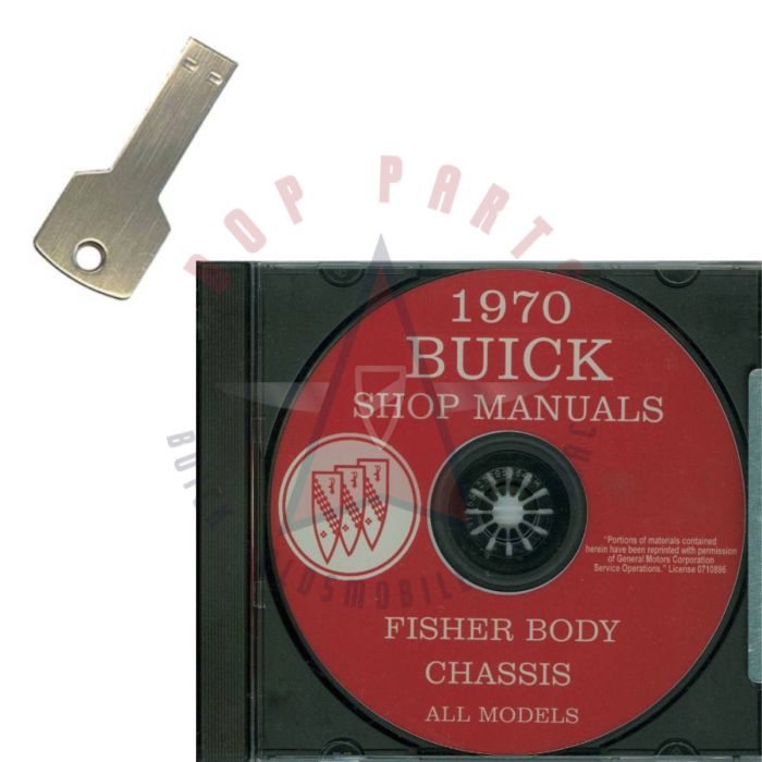 1970 Buick Fisher Body and Chassis Shop Manuals [USB Flash Drive]