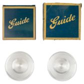 1959 Pontiac Back Up Lenses With Guide Markings 1 Pair NOS