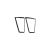 1957 1958 Buick And Oldsmobile Sedan And Wagon (See Details) Front Door Vent Window Rubber Weatherstrip Kit (4 Pieces)