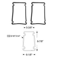 1958 Buick (See Detail) Tail Light Lens Rubber Gaskets 1 Pair