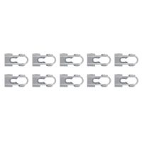 1967 1968 1969 1970 1971 1972 1973 1974 1975 Buick, Oldsmobile, and Pontiac (See Details) White Nylon Molding Clips (10 Pieces)