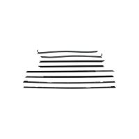 1965 1966 Buick Le Sabre 2-Door Hardtop Authentic Window Sweeps Felt Kit (8 Pieces)