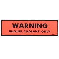 
1974 1975 1976 1977 1978 Pontiac Engine Coolant Warning Decal 
