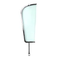 1959 1960 Buick Electra, Le Sabre, and Invicta (See Details) Front Door Vent Glass With Frame Assembly Left Driver Side 