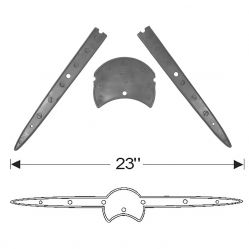 1954 Buick (See Details) Trunk Emblem Mounting Rubber Gasket Set (3 Pieces)