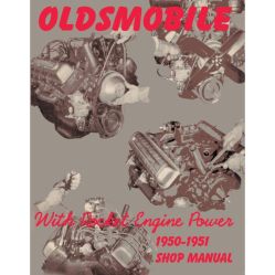 1950 1951 Oldsmobile Models WITH Rocket V8 Engines (See Details) Shop Manual [PRINTED BOOK]