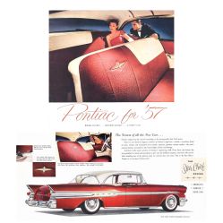 1957 Pontiac Star Chief, Super Chief, and Chieftain Foldout Sales Brochure [PRINTED BROCHURE]