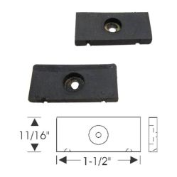 1953 1954 1955 1956 1957 Buick, Oldsmobile, and Pontiac 2-Door Models (See Details) Convertible Top Rubber Rest Blocks 1 Pair