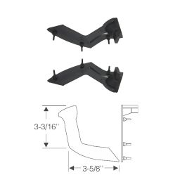 1969 1970 Buick Electra (See Details) Rear Bumper Corner Rubber Fillers 1 Pair