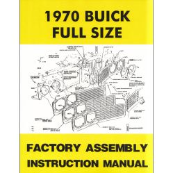 1970 Buick Full Size Models Factory Assembly Manual [PRINTED BOOK]