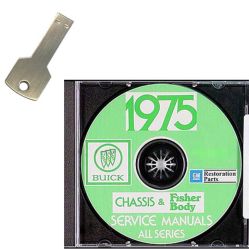 1975 Buick Chassis and Fisher Body Service Manuals [USB Flash Drive]