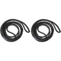 1959 1960 Buick Electra and Oldsmobile Series 98 4-Door Sedan (See Details) Front Door Rubber Weatherstrips 1 Pair