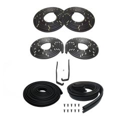 
1955 1956 Oldsmobile Series 98 4-Door Deluxe Sedan Basic Rubber Weatherstrip Kit (8 Pieces)
