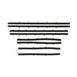 1966 1967 Buick Special 2-Door Sedan Authentic Window Sweeps Felt Kit (8 Pieces)