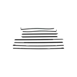 1965 1966 Buick Le Sabre 2-Door Hardtop Authentic Window Sweeps Felt Kit (8 Pieces)