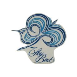 1977 1978 Pontiac Sky Bird Sail Panel Decal - Blue 