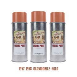 1957 1958 1959 Oldsmobile 371 V8 Gold Engine Paint (3 Cans)