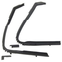 1949 1950 1951 1952 Oldsmobile And Pontiac 2-Door (See Details) Front Door Vent Window Rubber Weatherstrips (4 Pieces)