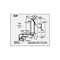 
1987 Pontiac Firebird 5.0 Liter Engine Models WITH Automatic or Manual Transmission (See Details) ZUR Emission Routing Decal
