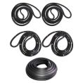 1967 1968 Buick, Oldsmobile, And Pontiac 4-Door Sedan (See Details) Basic Rubber Weatherstrip Kit (5 Pieces)