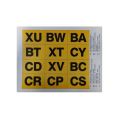 1970 1971 Buick Skylark and Gran Sport Frame Identification Decal Kit