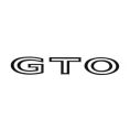 1970 1971 Pontiac GTO Fender or Quarter Panel Decal - Black