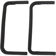 1955 1956 1957 Pontiac Sedan and Wagon (See Details) Front Door Vent Window Rubber Weatherstrips 1 Pair