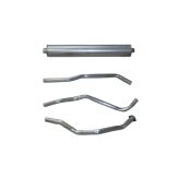 1950 1951 1952 1953 1954 Pontiac Aluminized Single Exhaust System