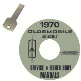 1970 Oldsmobile Service and Fisher Body Manuals [USB Flash Drive]