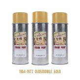 1964 1965 1966 1967 1968 1969 1970 1971 1972 Oldsmobile Gold Engine Paint (3 Cans)